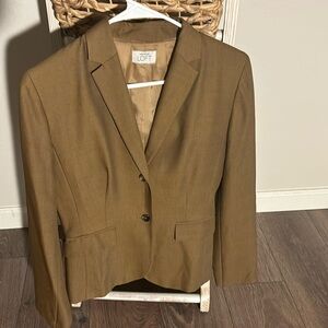 Brown, Original schoolboy blazer. Brand : ANN TAYLOR LOFT jacket. Size : S